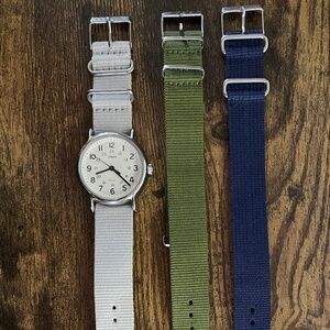 Timex Watch and Two Extra Band Straps